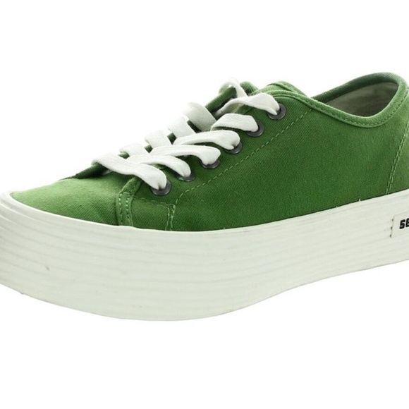 SeaVees Shoes 
Womens Monterey Platform Cactus Cotton Canvas Size 9 - Picture 2 of 16